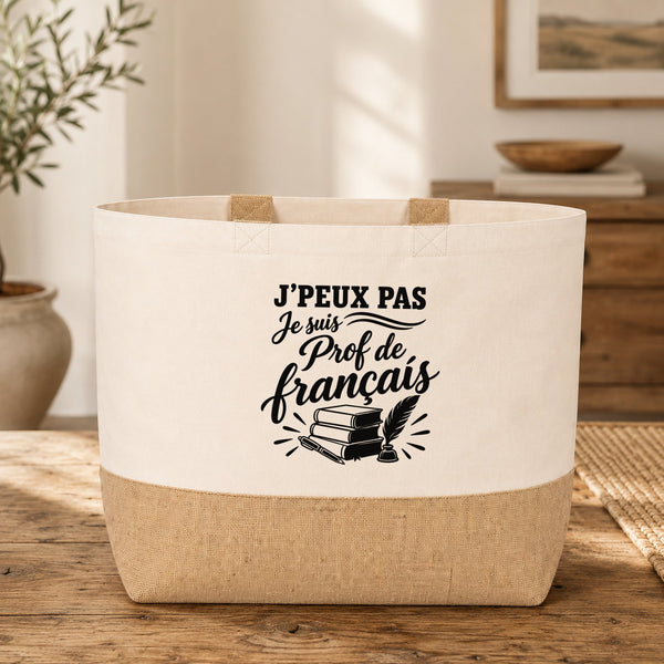 Sac J’peux pas je suis Prof de français