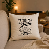 Housse de Coussin J’peux pas j’ai Judo
