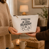 Trousse Beige J’peux pas je suis Bijoutier