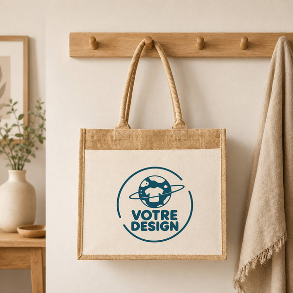 Cabas Jute - Votre design - Planetee