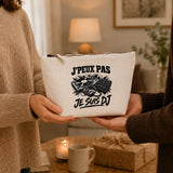 Trousse Beige J’peux pas je suis DJ
