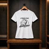 T-shirt de Sport Femme J’peux pas je suis Audioprothésiste