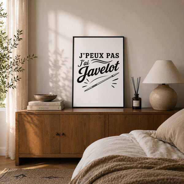 Poster J’peux pas j’ai Javelot
