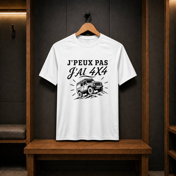 T-shirt de Sport Homme J’peux pas j’ai 4x4