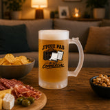 Verre à Bière J’peux pas je suis Commercial