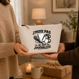 Trousse Beige J’peux pas je suis Journaliste