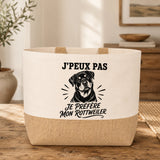 Sac J’peux pas je préfère mon Rottweiler