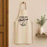 Tablier de Cuisine J’peux pas j’ai planche à voile J'peux pas minimaliste