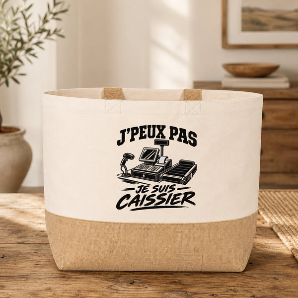 Sac J’peux pas je suis Caissier