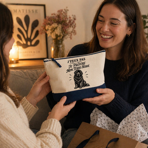 Pochette Grand Format J’peux pas je préfère mon Terre-Neuve