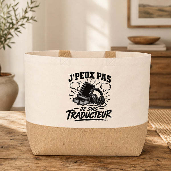 Sac J’peux pas je suis Traducteur