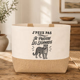 Sac J’peux pas je préfère les Léopards
