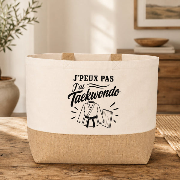 Sac J’peux pas j’ai Taekwondo