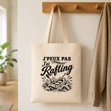 Tote Bag Beige J’peux pas j’ai Rafting