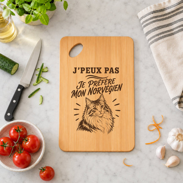 Planche à Découper J’peux pas je préfère mon Norvégien