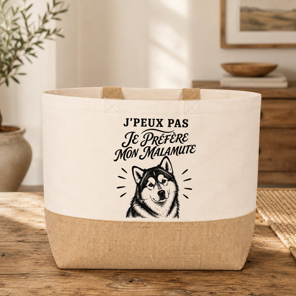 Sac J’peux pas je préfère mon Malamute