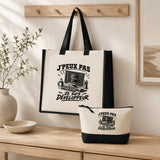 Ensemble Cabas et Trousse J’peux pas je suis Développeur
