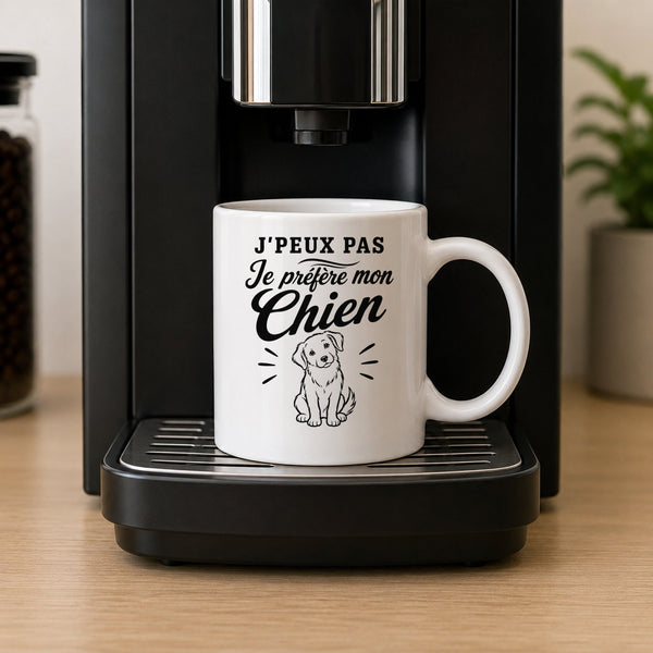 Mug J’peux pas je préfère mon Chien