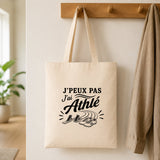 Tote Bag Beige J’peux pas j’ai Athlé