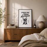 Poster J’peux pas je préfère mon Pinscher