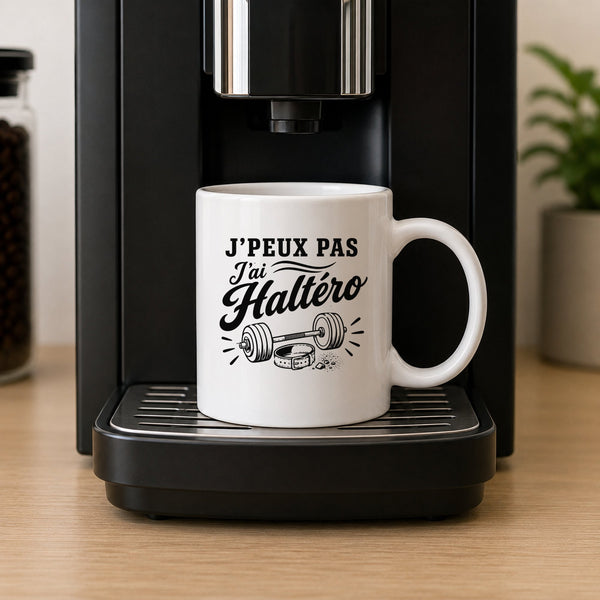 Mug J’peux pas j’ai Haltéro