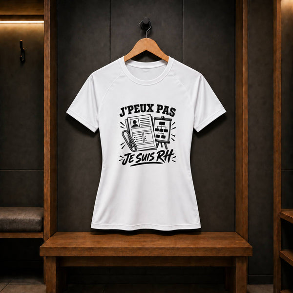 T-shirt de Sport Femme J’peux pas je suis RH