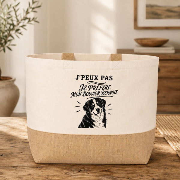 Sac J’peux pas je préfère mon Bouvier Bernois