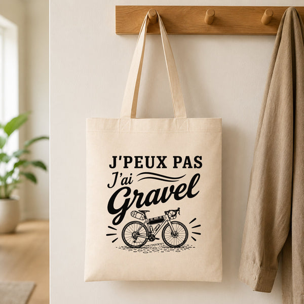 Tote Bag Beige J’peux pas j’ai Gravel