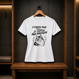 T-shirt de Sport Femme J’peux pas je préfère mon Norvégien