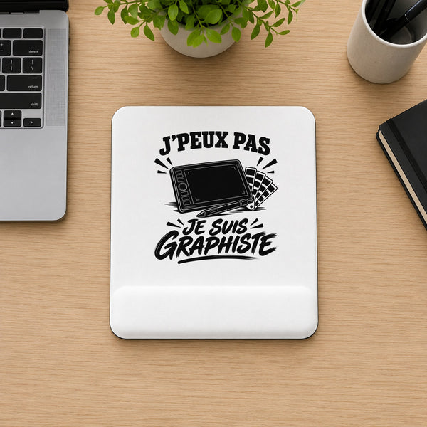 Tapis de Souris J’peux pas je suis Graphiste
