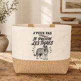 Sac J’peux pas je préfère les Tigres