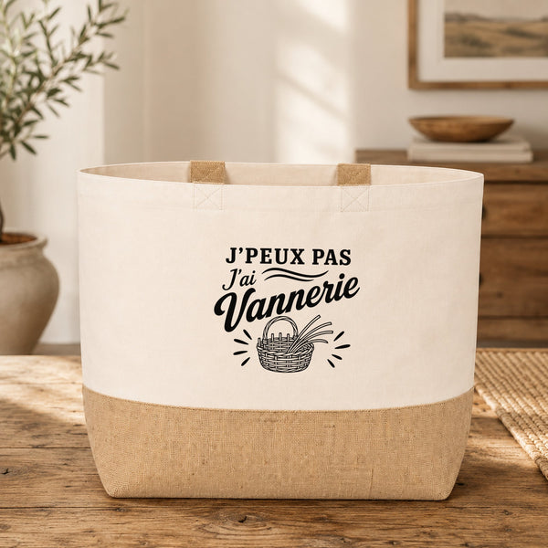 Sac J’peux pas j’ai Vannerie