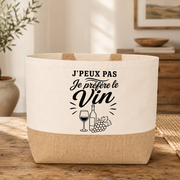 Sac J’peux pas je préfère le Vin