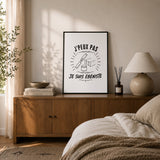 Poster J’peux pas je suis Ébéniste