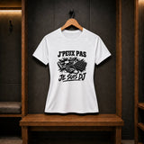 T-shirt de Sport Femme J’peux pas je suis DJ