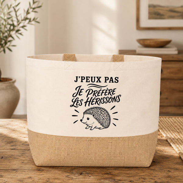 Sac J’peux pas je préfère les Hérissons