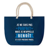 Sac de plage Bleu anse corde Benoît Parfait