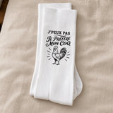 Chaussettes Homme Femme J’peux pas je préfère mon Coq