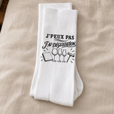 Chaussettes Homme Femme J’peux pas j’ai Dégustation