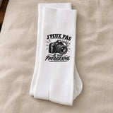 Chaussettes Homme Femme J’peux pas je suis Photographe