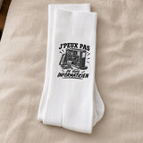 Chaussettes Homme Femme J’peux pas je suis Informaticien