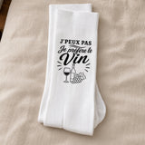 Chaussettes Homme Femme J’peux pas je préfère le Vin