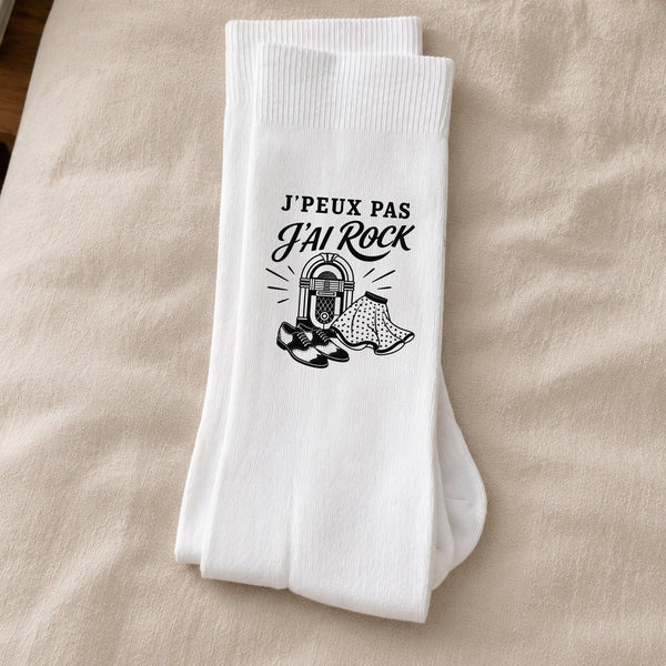 Chaussettes Homme Femme J’peux pas j’ai Rock