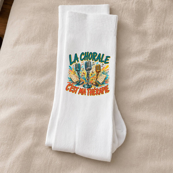 Chaussettes Homme Femme La chorale c'est ma thérapie