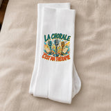 Chaussettes Homme Femme La chorale c'est ma thérapie