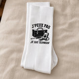 Chaussettes Homme Femme J’peux pas je suis Technicien