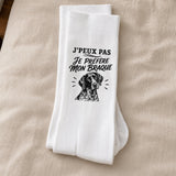Chaussettes Homme Femme J’peux pas je préfère mon Braque