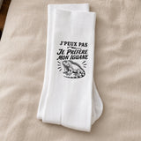 Chaussettes Homme Femme J’peux pas je préfère mon Iguane