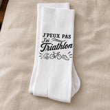 Chaussettes Homme Femme J’peux pas j’ai Triathlon
