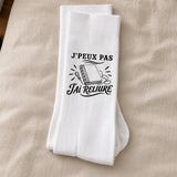 Chaussettes Homme Femme J’peux pas j’ai Reliure